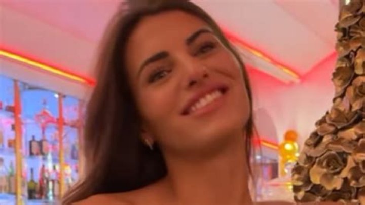 Vlahovic's Wag 'the Italian Megan Fox' goes topless and shows off major sideboob in risque Instagram post