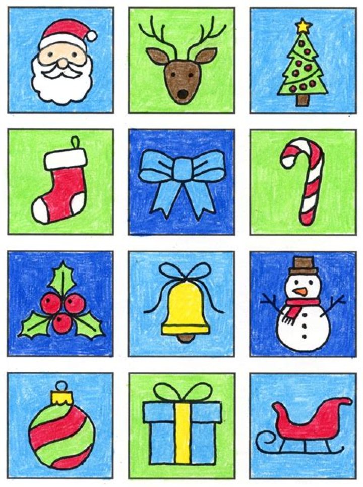 Delightful And Easy Christmas Drawings For All Ages