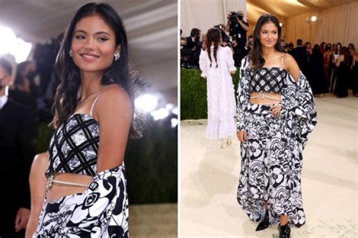 US Open winner Emma Raducanu, 18, rubs shoulders with Megan Fox and JLo at Met Gala as star swaps A-Levels for A-Listers