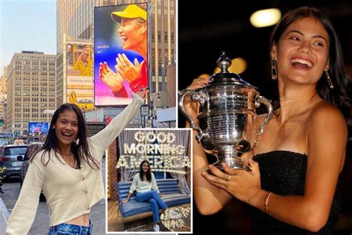 Emma Raducanu celebrated historic US Open win with sushi and Sweet Caroline as she partied into early hours at NYC hotel
