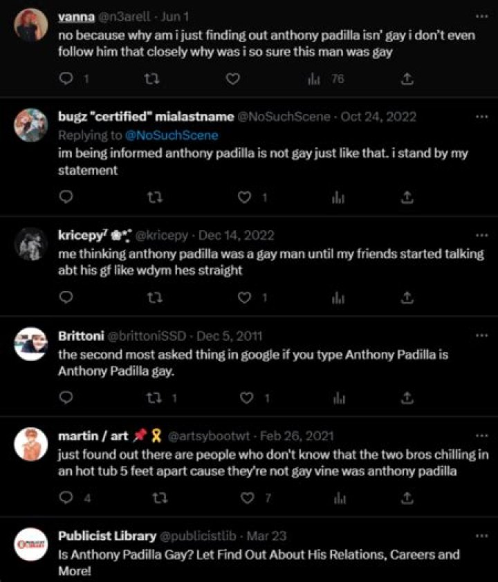 Is Anthony Padilla Gay