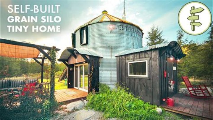 We bought a farm silo & turned it into a tiny home - it has much more space than people think & we live rent-free