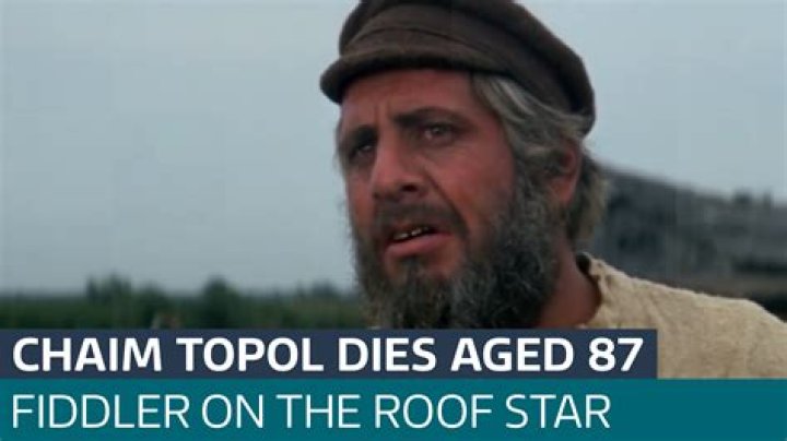 'Fiddler on the Roof' star Chaim Topol dies at 87
