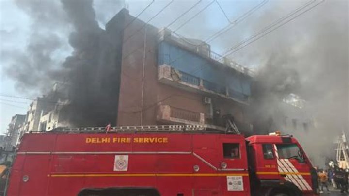 Delhi: Massive fire erupts at factory in Bawana Industrial Area