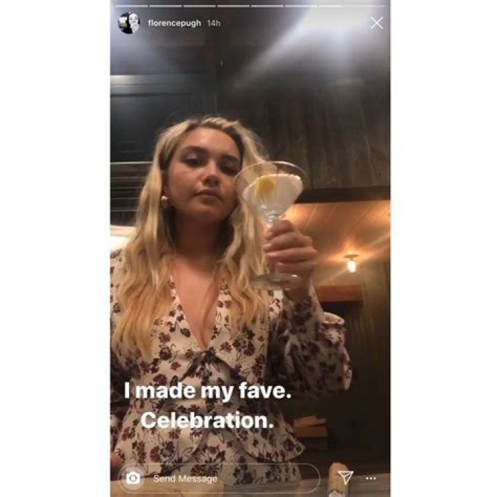 Florence Pugh Celebrates Oscar Nomination With Homemade Cocktail: Pics