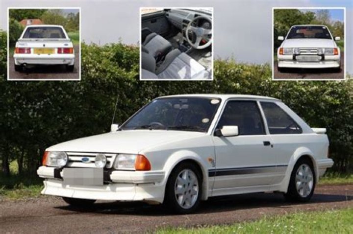 Classic 80s Ford Escort RS Turbo kept by same owner for over 35 years sells for more than FOUR times its original price