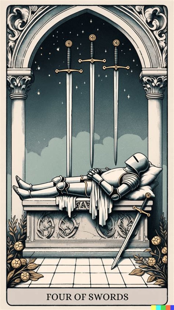 What does the Four of Swords tarot card mean?