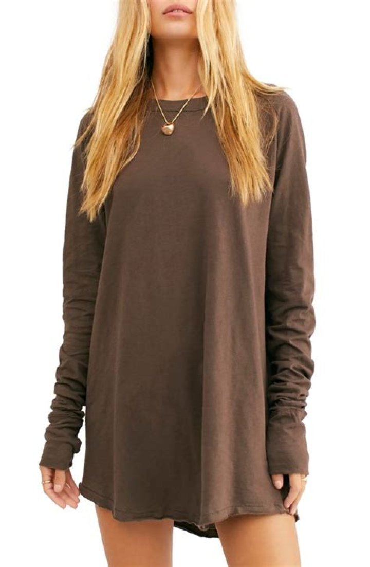 Free People Cozy Shirt Can Be Worn as a Nightgown or Casual Top