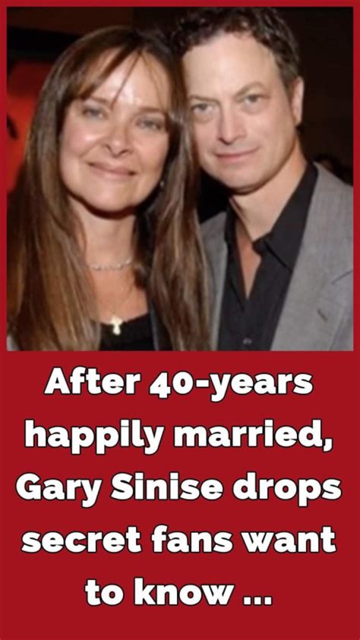 Gary Sinise tells inside story of 40-year marriage to his beloved wife Moira