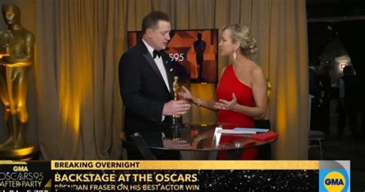 GMA fans divided over Lara Spencer's backless red dress at Oscars as some followers claim she 'nailed' very daring look