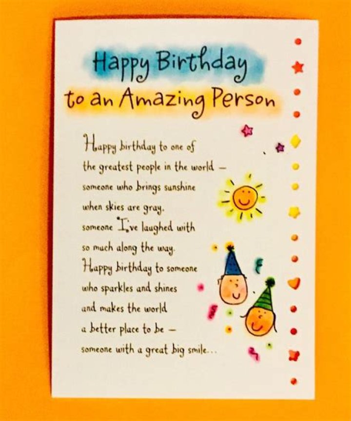 Celebrating You: Happy Birthday To An Amazing Person