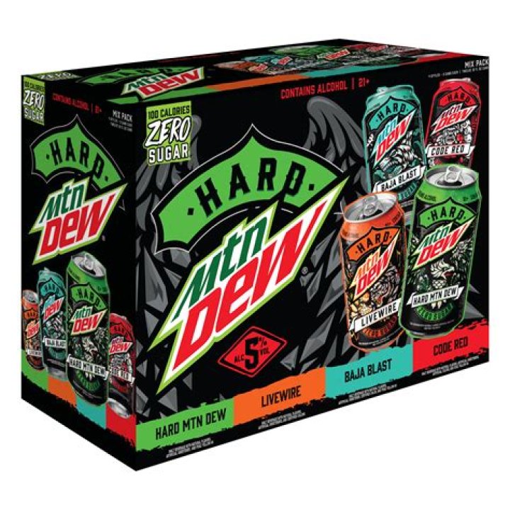 What are the hard Mountain Dew flavors?