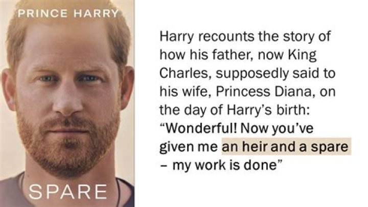 Harry: Charles Told Diana 'Work Is Done, You've Given Me a Spare'