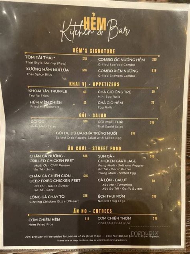 Discovering The Hem Kitchen And Bar Menu: A Culinary Journey