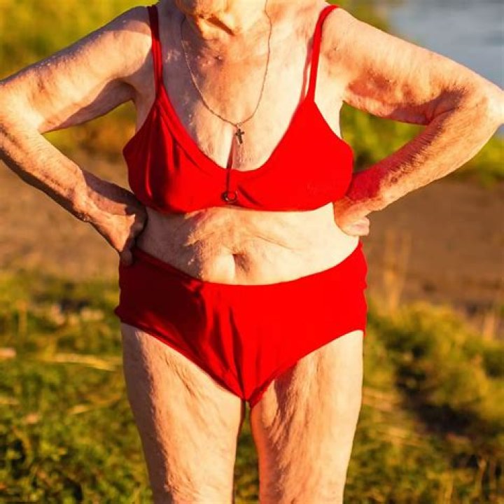 I’m a hot grandma and love showing off my body in a bikini to prove grannies are sexy too
