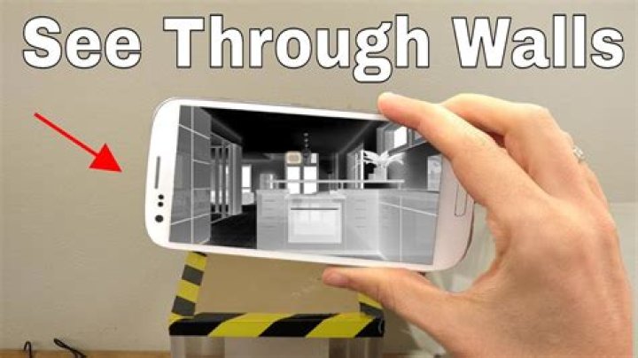 How can I use my smartphone to see through walls?