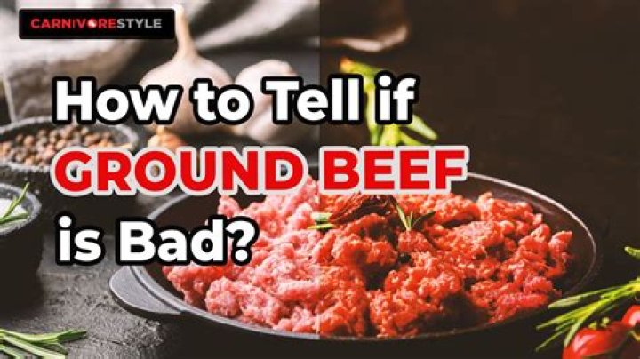 Question: How Can You Tell If Cooked Ground Beef Is Bad
