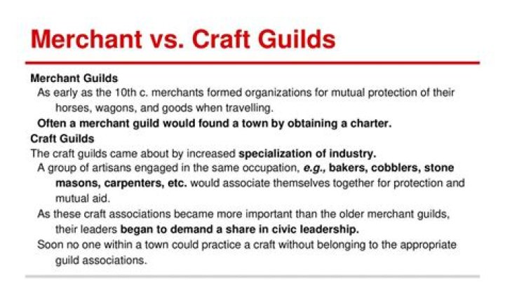 Question: How Did Merchant And Craft Guilds Help Their Members