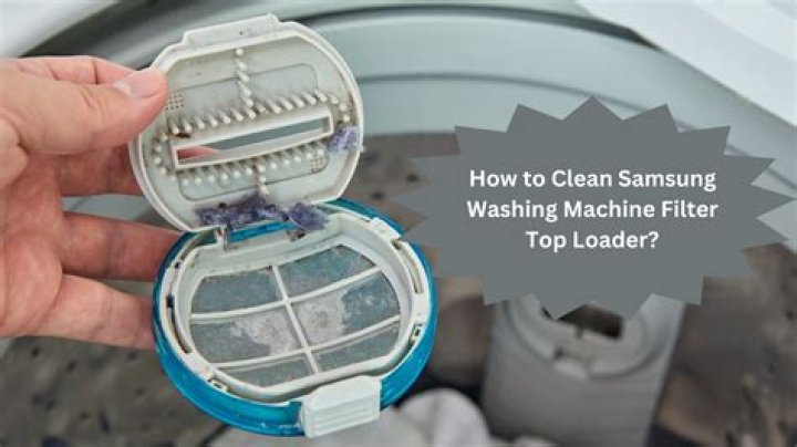 How do I clean the filter on my Kenmore top load washer?