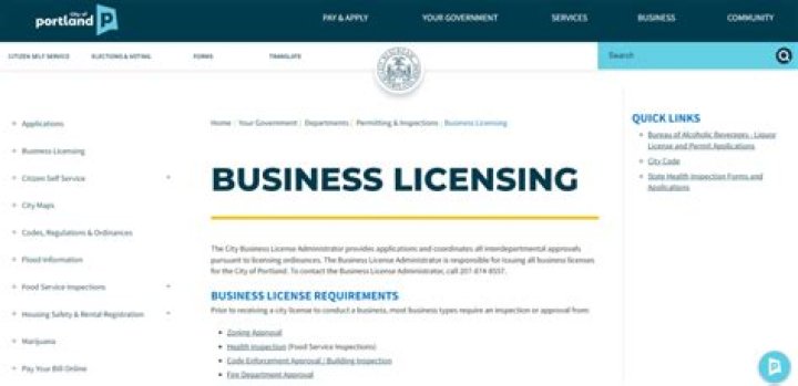 How do I get a Portland business license for Uber?