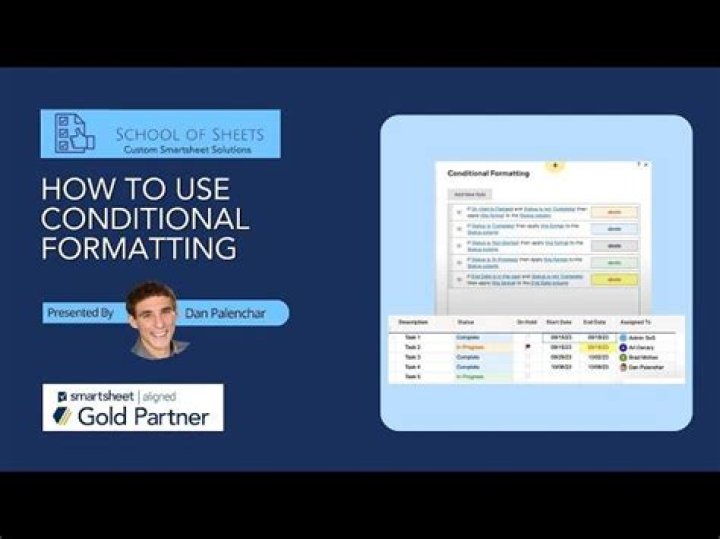 How do I use conditional formatting in smartsheet?
