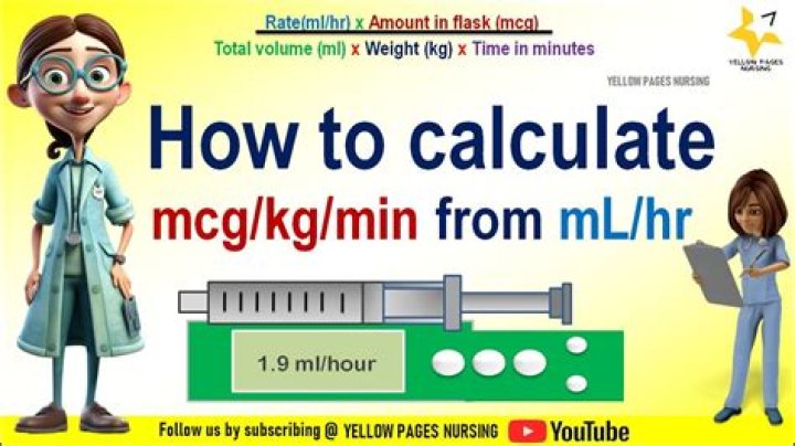 How do you convert ml/kg min to l min?