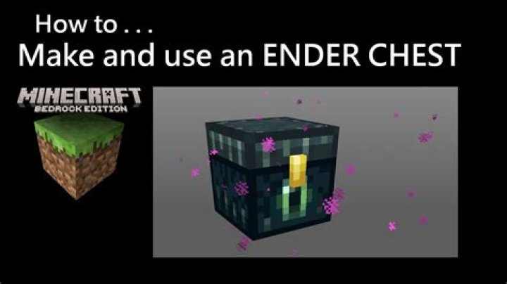How Do You Craft A Ender Chest In Minecraft
