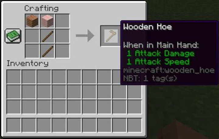 How Do You Craft A Hoe In Minecraft