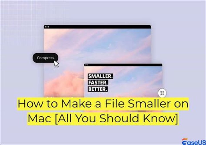Question: How Do You Make A File Smaller On A Mac