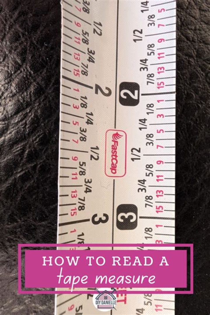 How do you read sectional measurements?