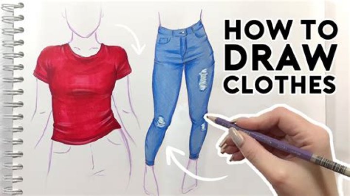 How Draw Clothes Step By Step