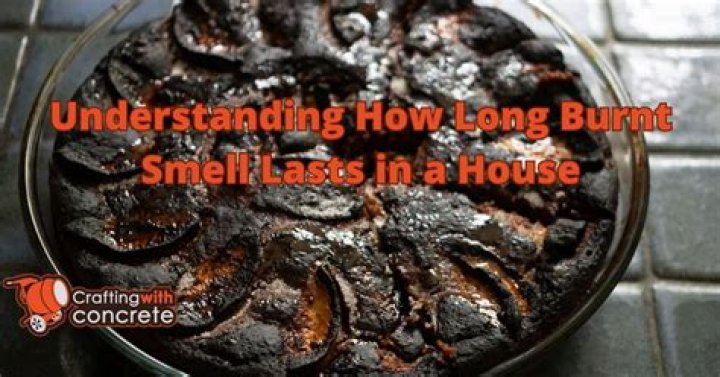 Question: How Long Does Burnt Smell Last In House