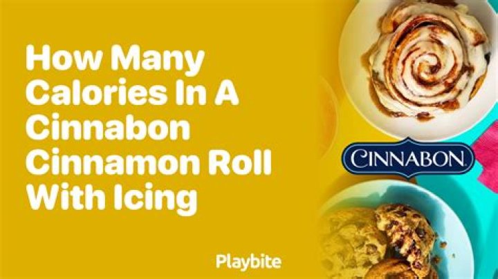 How Many Calories In A Cinnamon Roll With Icing