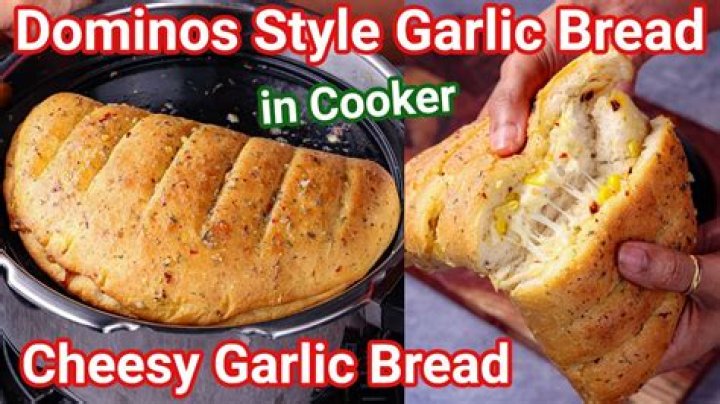 How many calories is Domino’s cheesy bread?