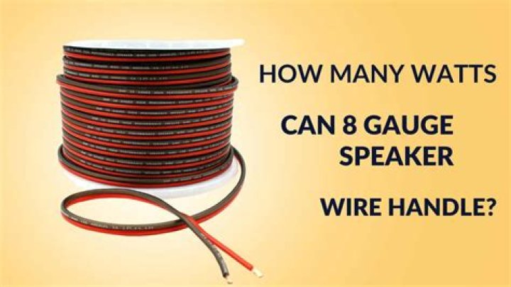 Quick Answer: How Many Watts Can 14 Gauge Speaker Wire Handle