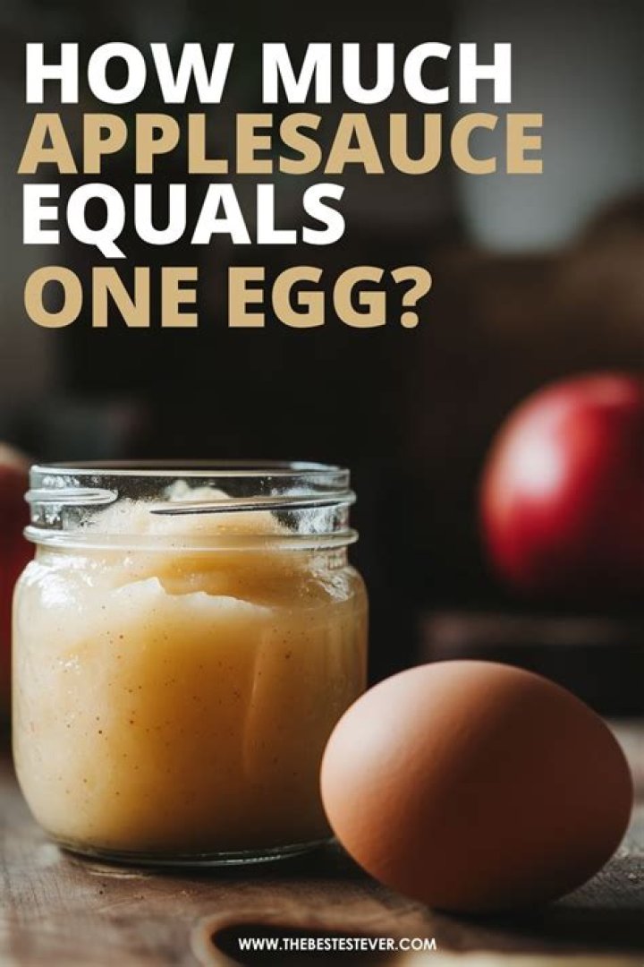 Quick Answer: How Much Applesauce To Replace Egg