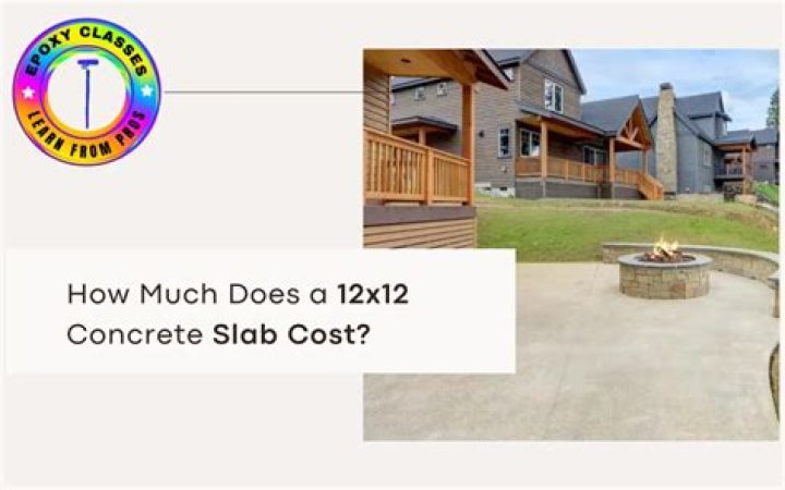 How Much Does It Cost For A 12X12 Concrete Slab