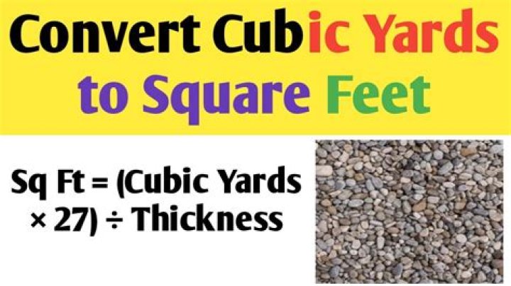 Question: How Much Is A Cubic Yard In Square Feet