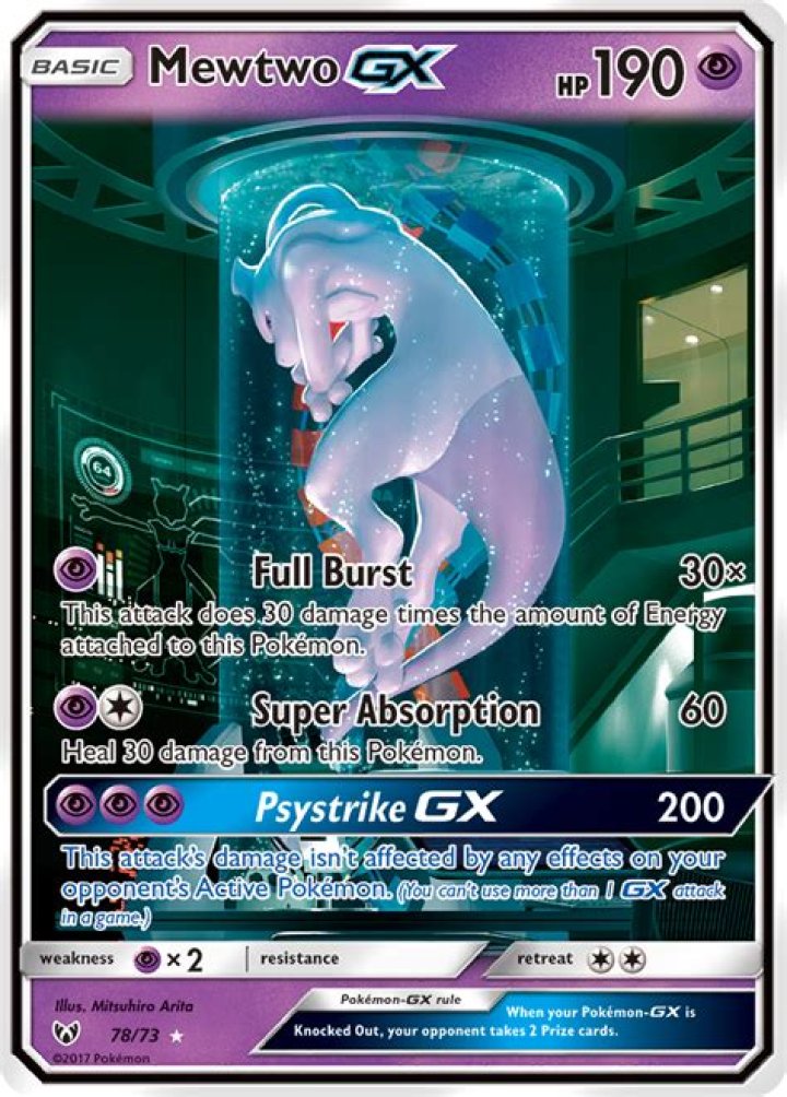 Question: How Much Is A Mewtwo Gx Full Art Worth
