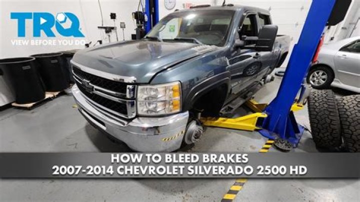 Quick Answer: How To Bleed Abs Brakes On Chevy Silverado