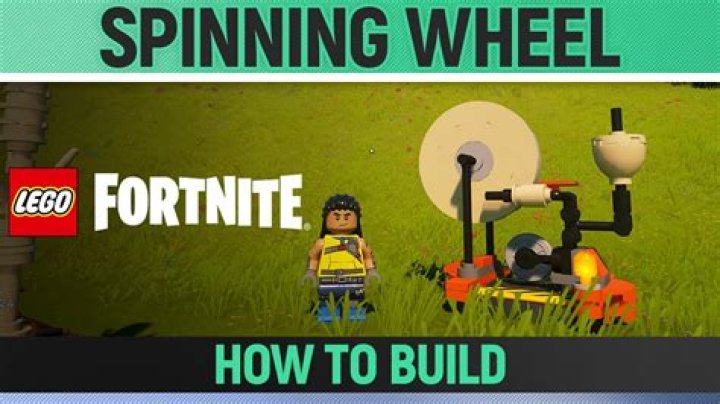 How to Build a Spinning Wheel in LEGO Fortnite