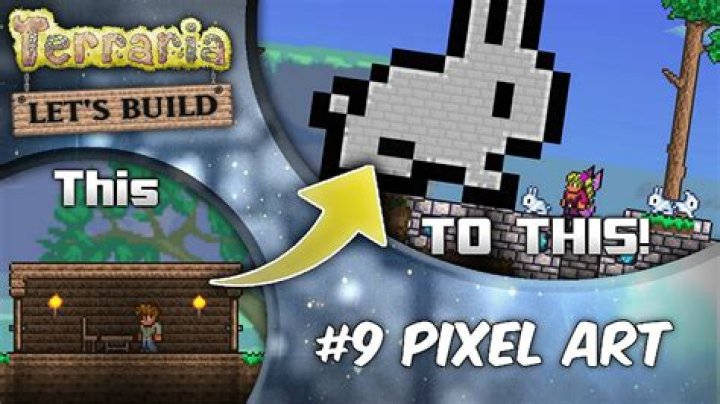 Quick Answer: How To Build Pixel Art In Terraria