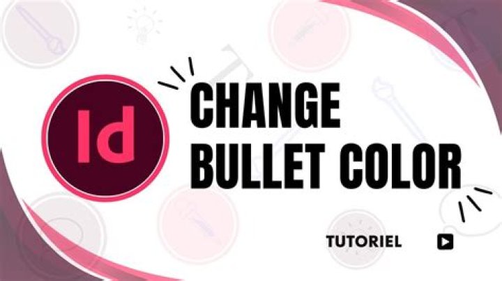 Question: How To Change Bullet Color In Indesign