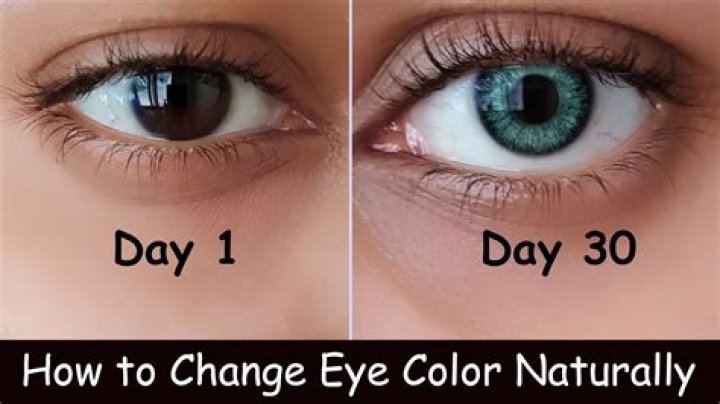 Question: How To Change Eye Color Naturally
