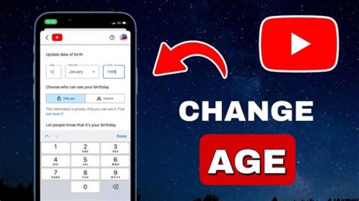 Quick Answer: How To Change Your Age On Youtube