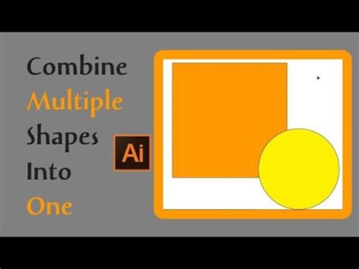 How To Combine Multiple Shapes Into One In Illustrator