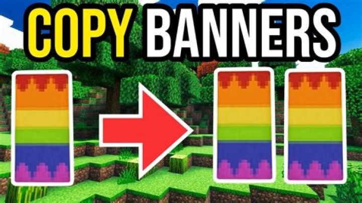 Question: How To Copy A Banner In Minecraft