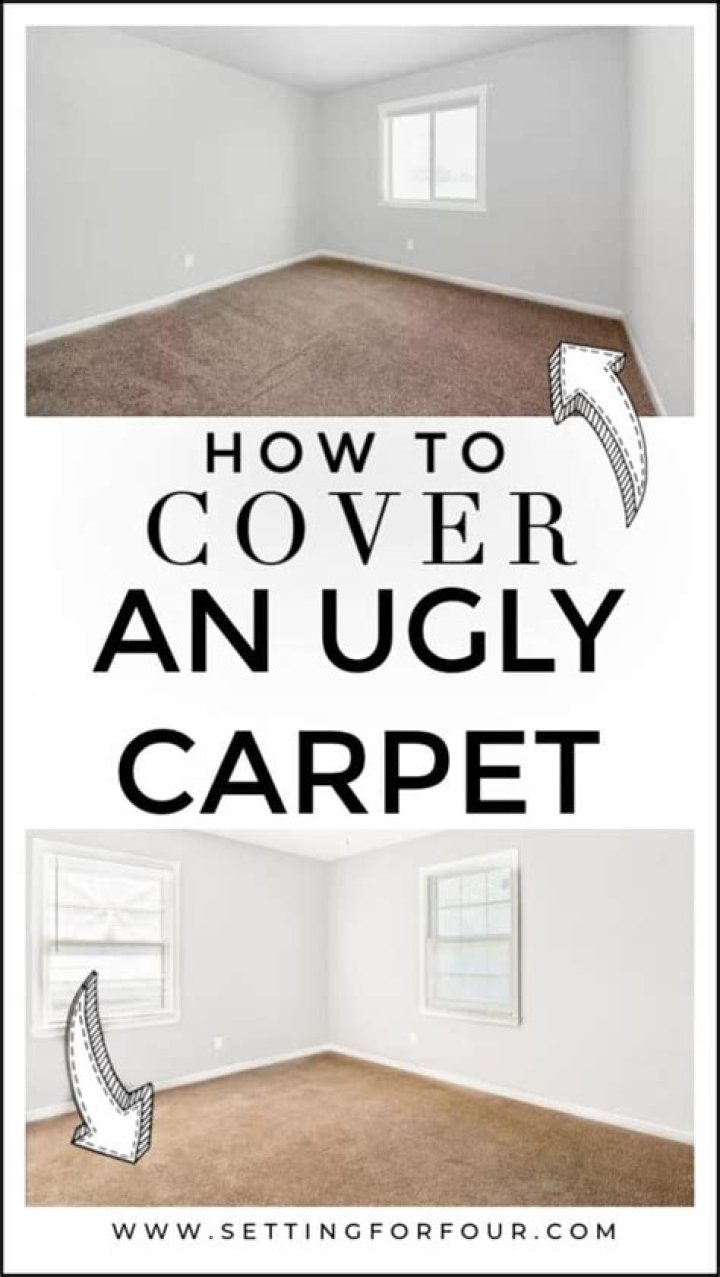 Quick Answer: How To Cover An Ugly Carpet