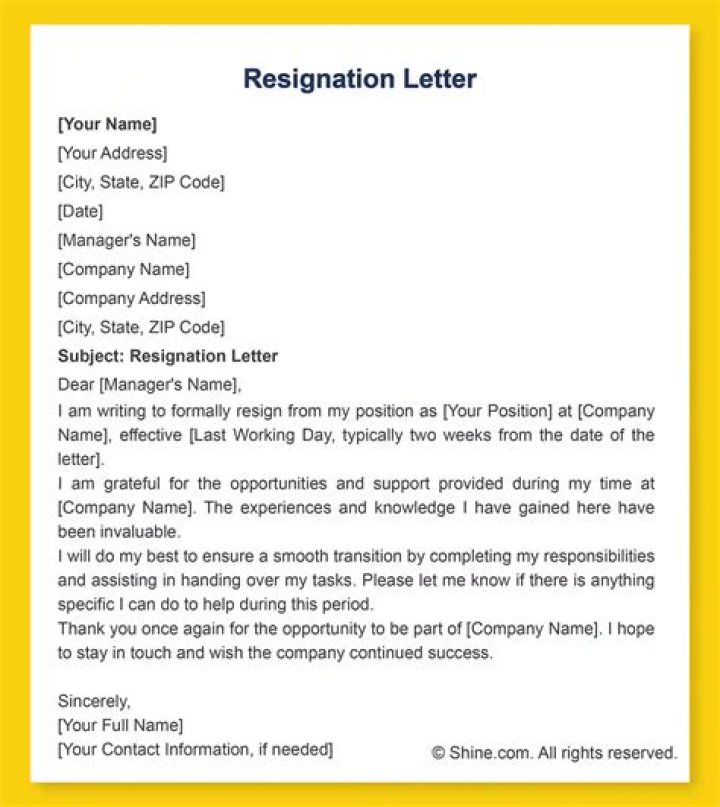 How To Craft A Resignation Letter For Freelancing