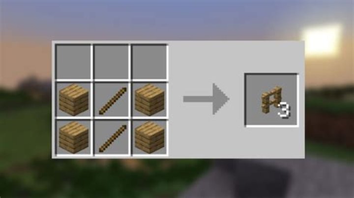 How To Craft A Wooden Wall In Minecraft